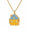 Elegant Openable Pendant Necklace Enamel Craft Opening Closing Necklace  Birthday Gift