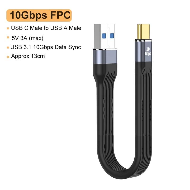 USB 4.0 Gen3 Data Cable 4K@60Hz 40Gbps PD 100W 5A USB C Fast Charging Adapter Converter for Thunderbolt 3 Type C Extension Cable