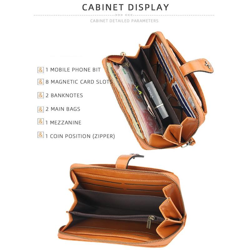 Baellerry Women Fashion Handbags Luxury Artificial Leather Clutch Bag Phone Bags Card Holder Wallet Purse