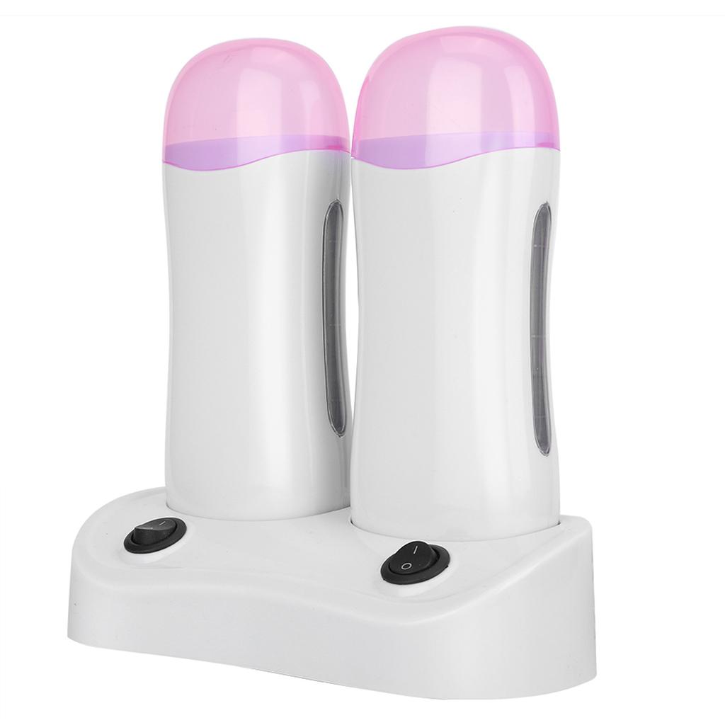 Wax Warmer High Power Double Depilatory Wax Heater with Dual Heater Base for Beauty Home Use
