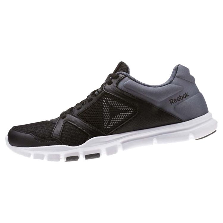 Reebok Yourflex Trainette Breathable Lightweight Low-Top Running Shoes Women sneaker Black Gray BS9884