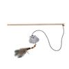 Wooden Pole Funny Cat Stick Cute Cartoon Owl Plush Funny Cat Stick Vocalization Interactive Toy with  
