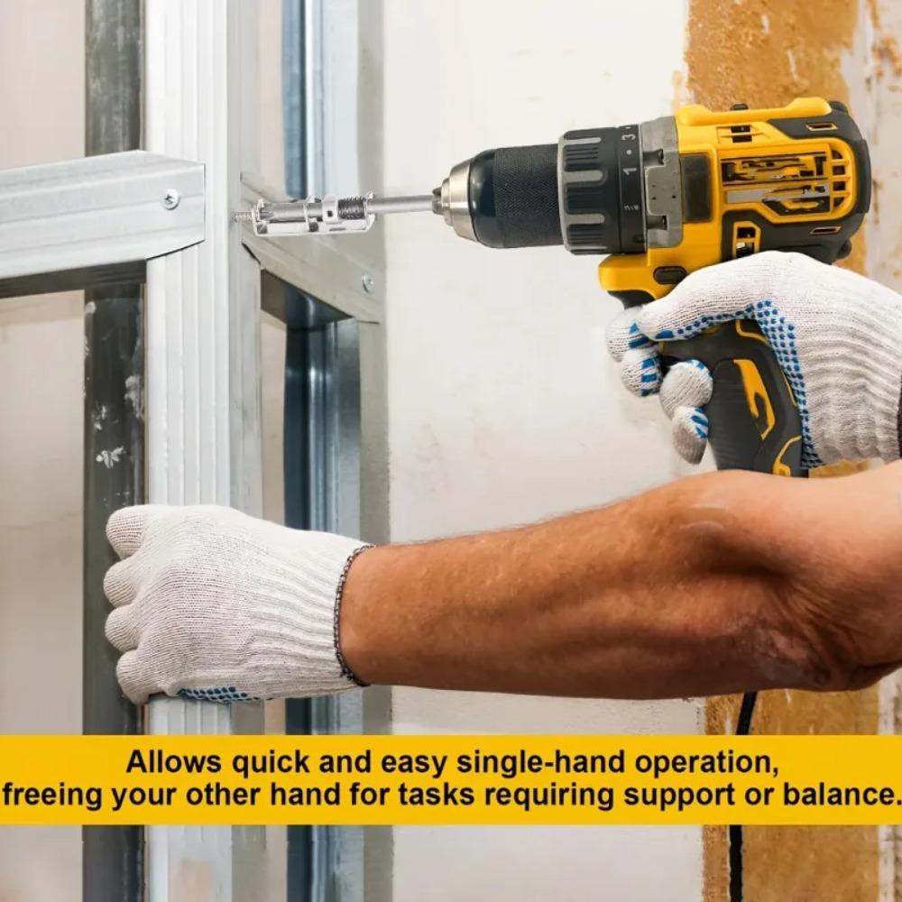 Spring-Loaded Screw Anti-Fall Holder Bit Wear Resist Screws Retaining Tool Screw Fixing Drill Bit for Electricians Mechanics