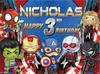 Custom photo studio props, cartoon superhero city backdrop, birthday party decoration19