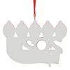 Family Members Name Xmas Hanging Ornament Xmas Snowman Hanging Pendant for Home