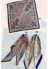 European and American silk scarves retro-printed paisley pattern 71 square scarf bag head versatile scarf