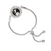 Ätherisches Öl Diffusor Armband Edelstahl Aromatherapie Medaillon Verstellbares Armband für Frauen Mädchen