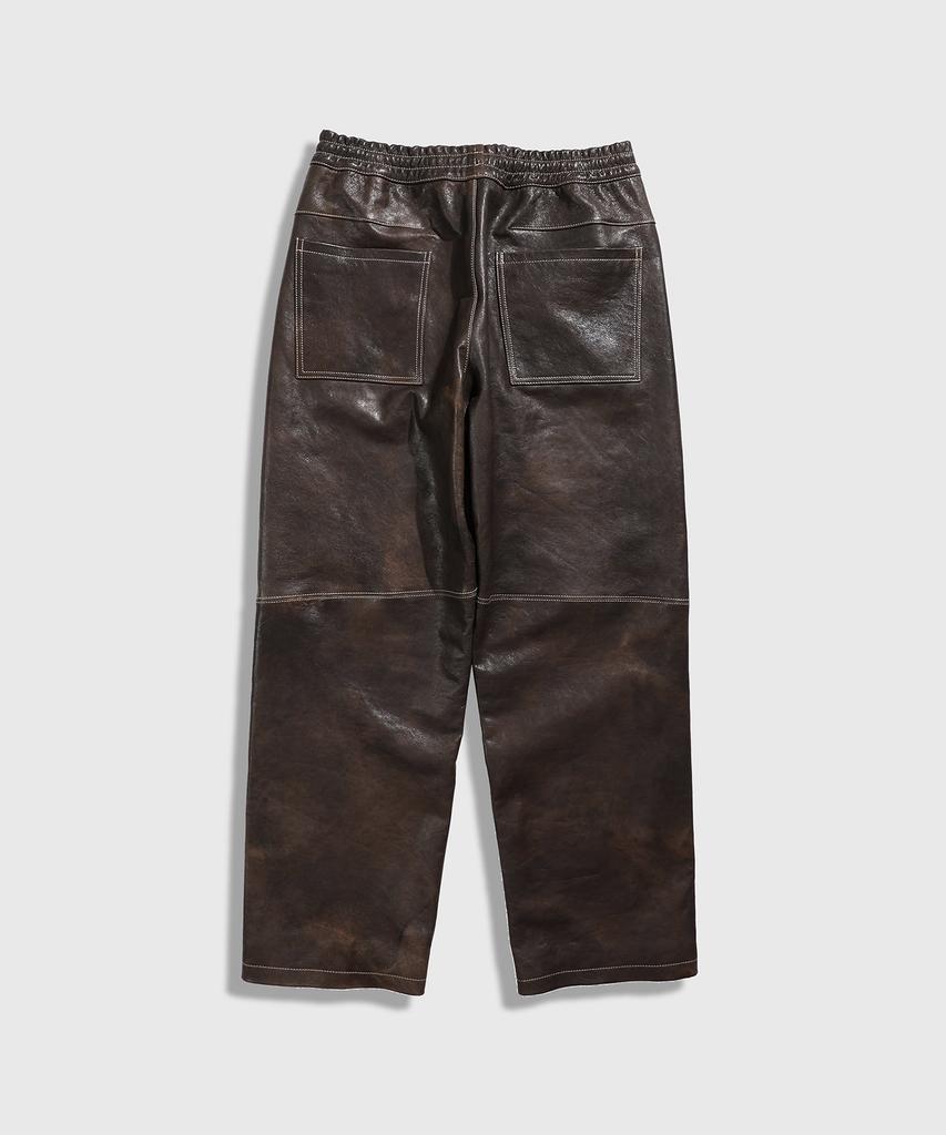 Pal Yuk D-Panel Leather Pants - Brown