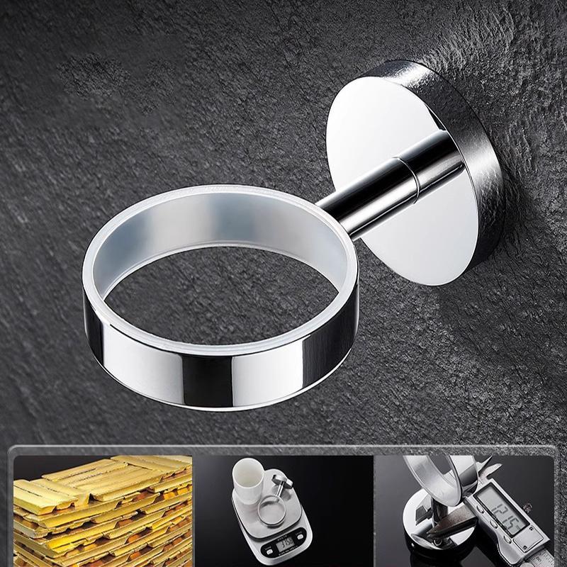 Toothbrush Cup Holder Bathroom Supplies Double Ceramic/Glass Cup Wall Mounted Toothbrush Holder Bathroom Accessories