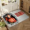 Anime One-Punch Man High End Quality Absorbent Non-Slip Floor Mat Flannel Rug Bedroom Living Room Door Mat Home Decor