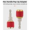 14 Inch Keyless Drill Bit Chuck Adapter Converter with Hex Shank Featuring Non Slip Grip for Precision and Ease of Use