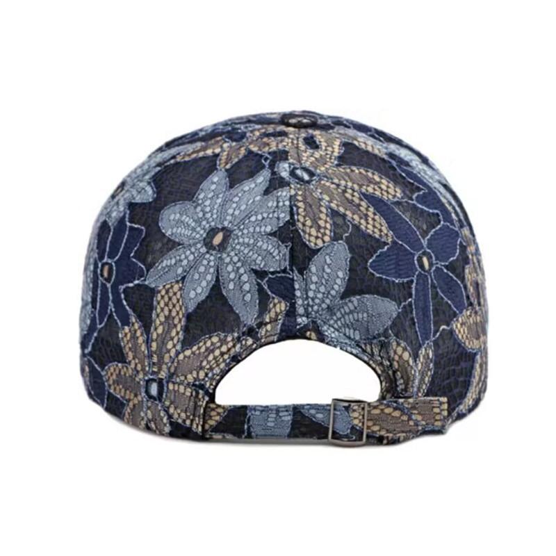 Women's Breathable Butterfly Baseball Cap - Lace Sun Hat with Rhinestone, Street Fashion Peaked Cap for All-match Outfits