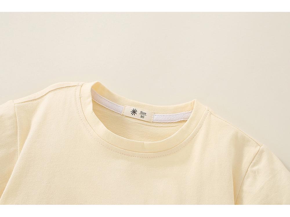 2026 Year of the Horse Red Tang Suit Short Sleeve Kids T-Shirt, Boys and Girls, Pure Cotton, Festive New Year Top