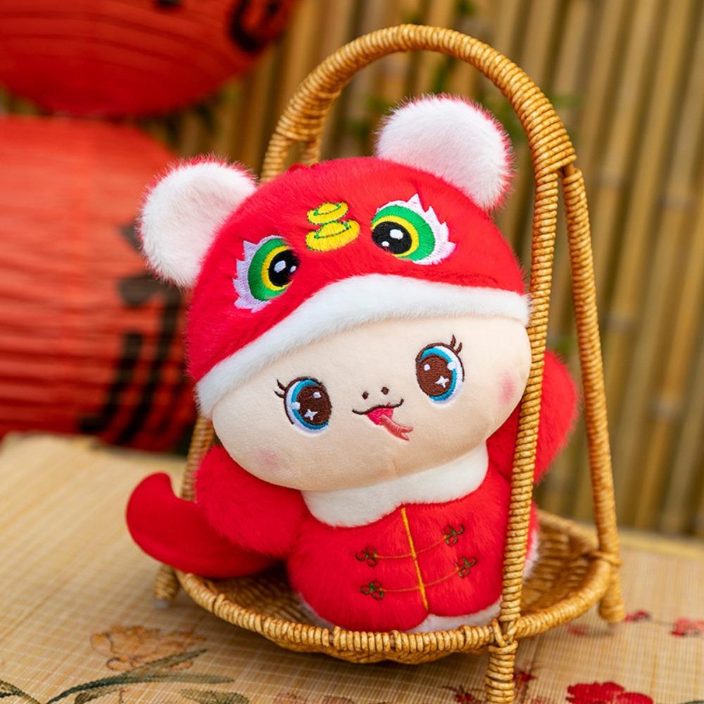 New Year Snake Year Mascot Pendant Cartoon Snake Plush Toy New Lucky Charm New Year