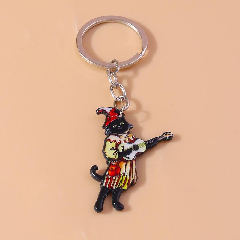 Lovely Acrylic Frog Keychain Men Women Animal Keyring Pendants for Car Key Holder Handbag Decor Handmade Jewelry Gifts