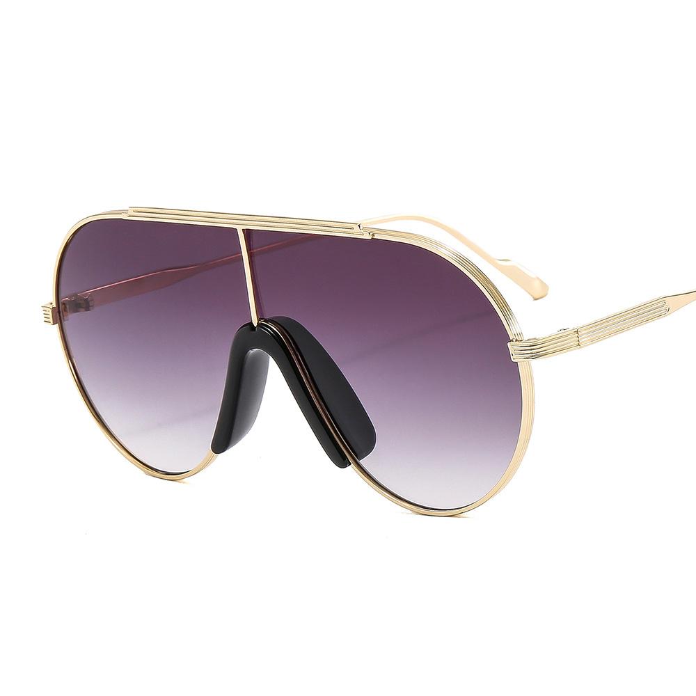 Fashion Sunglasses Newest Women Oversized Sunglasses Women Luxury One Piece Sunglasses 2024