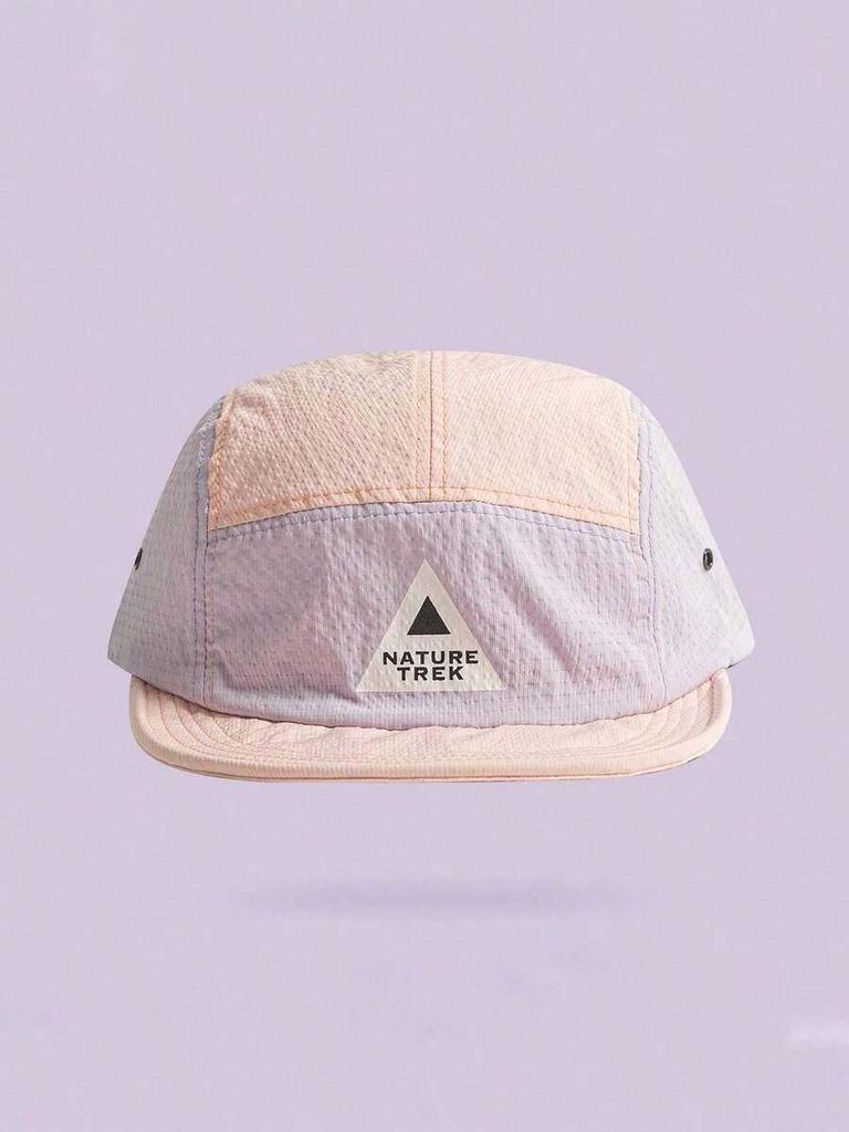 5-Panel Colorblock Quick-Dry Baseball Cap Unisex Lightweight Outdoor Sun Hat