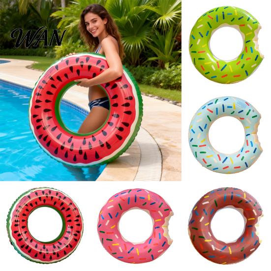 Children Float Tube Kids Summer Swimming Ring PVC Thickened Inflatable Leakproof Swim Non-leak Outdoor Pool Beach Party Safe