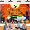 Party Castle Halloween Pumpkin Ghost Background Cloth Banner Photography Props