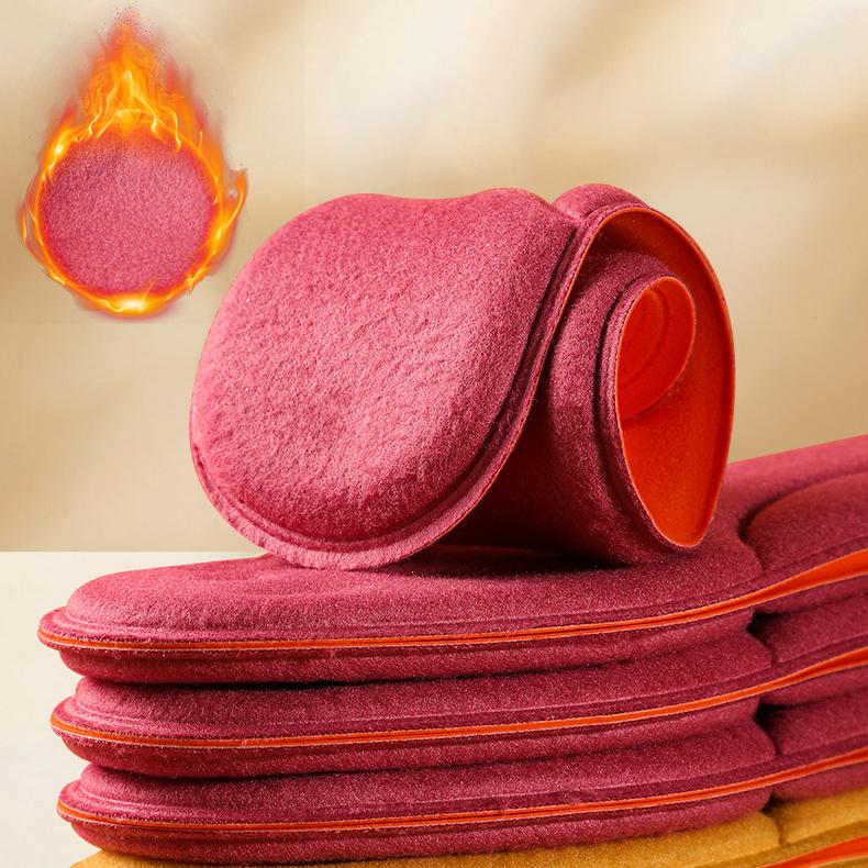 

2/4 шт. зимние меховые самонагревающиеся стельки для ног, термоутолщенные стельки из пены с эффектом памяти, подушечки для обуви, теплые вставки для спортивной обуви для женщин и мужчин