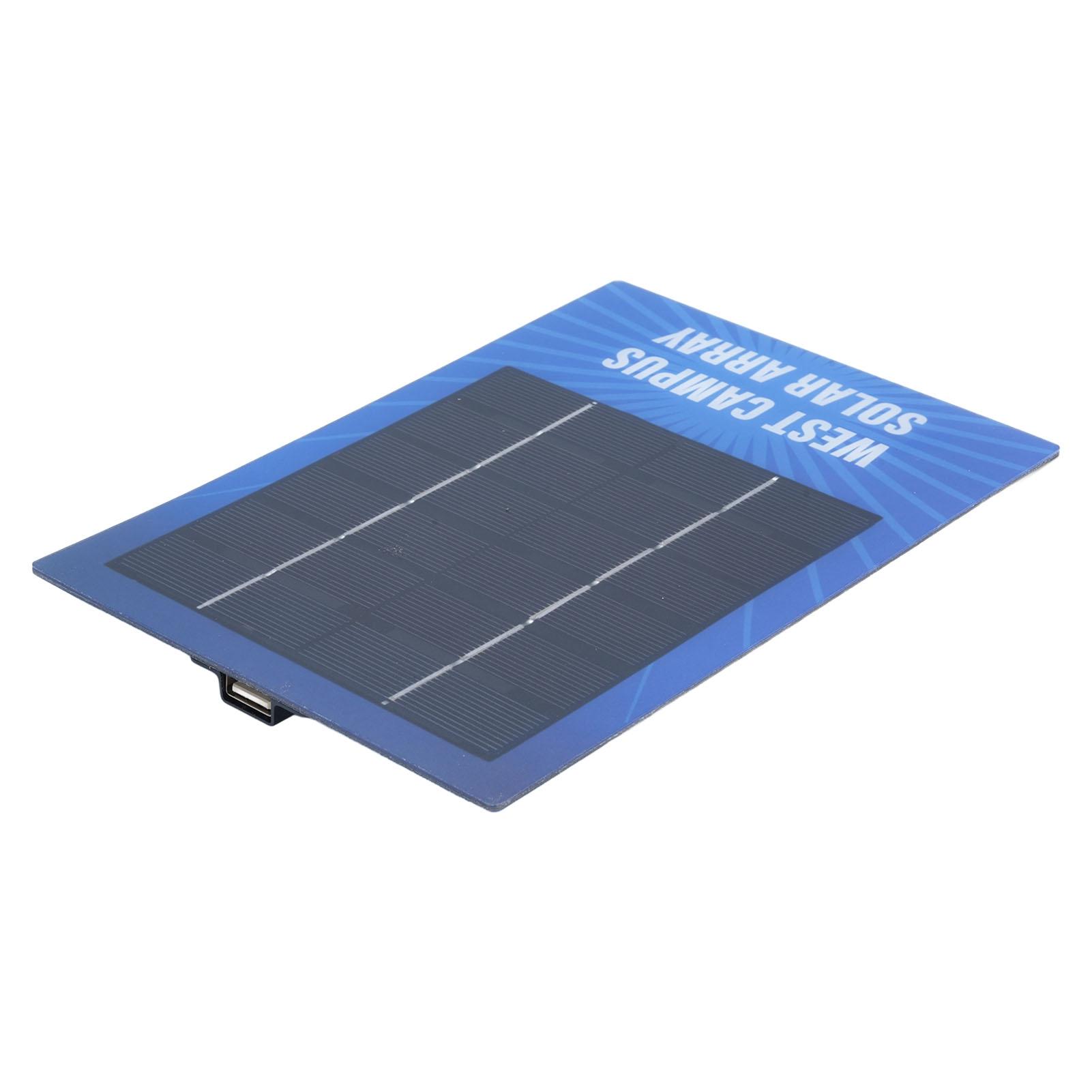 

Portable Solar Panel Charger 5W 5V Solar Charging Panel for Outdoor Travel Camping
