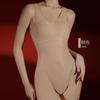 Women 5 D Thin Oil Shiny Glossy Bodysuit Tops High Elastic Slip Tights Woman Shaping Sleeveless Thong Cut Leotard Exotic Onesie