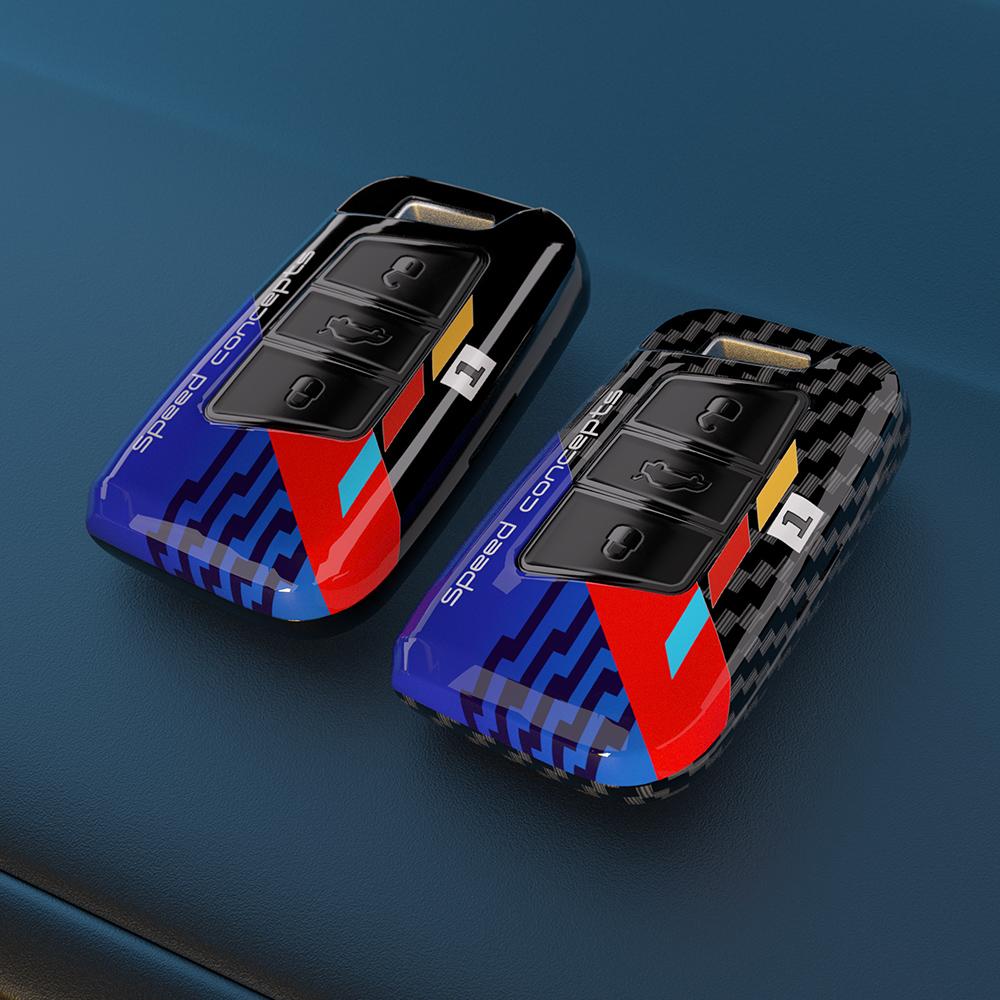 For Vw Volkswagen Magotan Magotan Gte Passat B6 B7 B8 Cc Arteon For Skoda Fabia Superb A7 Kodiaq Car Abs Carbon Key Cover Case