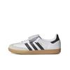 Adidas Originals Samba LT Leather Low top Skateboard Shoes Unisex Silver White IG4279(Team768-)