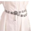 New Women's Retro Waist Chain, Ethnic Style Fashion Decorative Belly Dance Metal Belt, Women's Dress Waist Seal