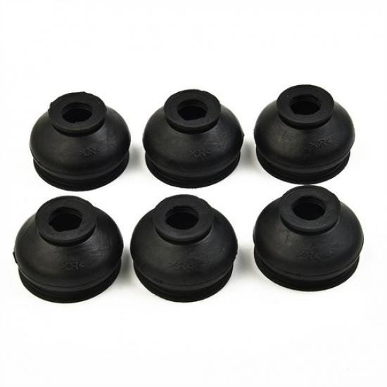 Ball Joints Dust Cover Dust Boot Gaiters HQ Rubber Tie Rod End 6pcs Black