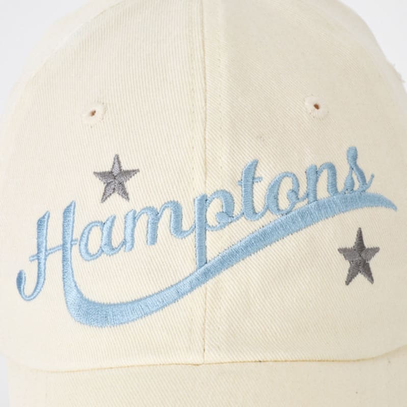 SALON DE YOHN Hampton Ball Cap_ Ivory