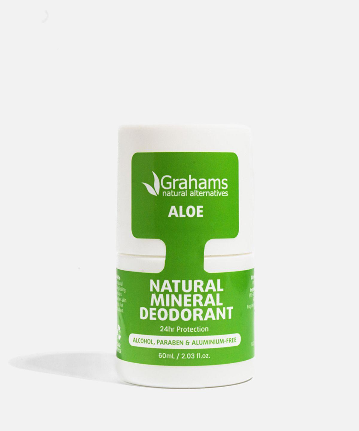 Natural Mineral Deodorant Aloe 60mL