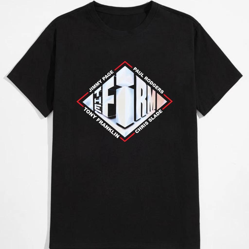 The Firm 1985 Jimmy Page Paul Rodgers Black T-Shirt L