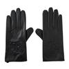 Ralph Lauren Logo Leather Embossed Gloves