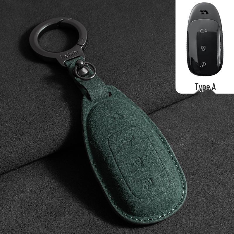 Li Auto L6/L7/L8/L9max Schlüsseletui Hochwertige Wildleder-Tasche mit Lanyard