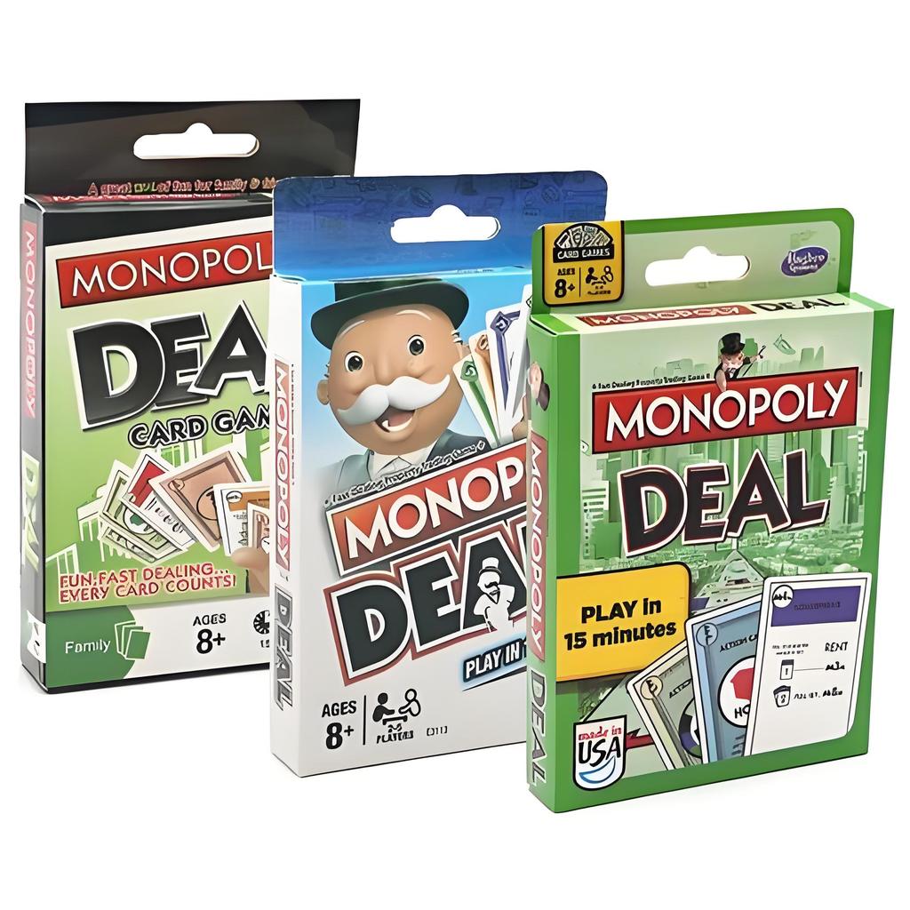 Deal Monopoly Card Board Games Props Family Party Paper Toy Fuuny Gift Kids