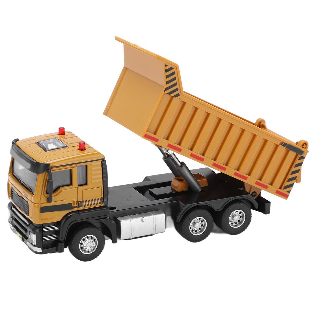 Alloy 1:50 Engineering Dump Truck Toy Model Flexible Construction Site Vehicle Toys for Kids and Decoration for House