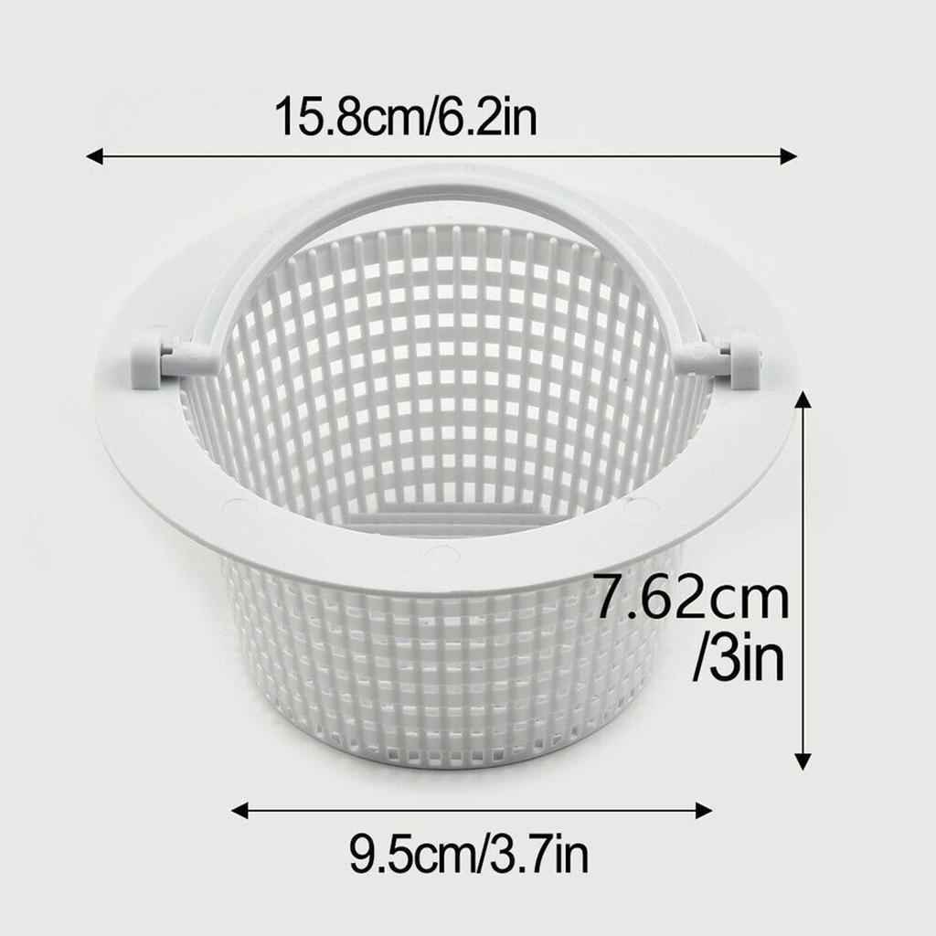 Pool Skimmer Basket Straining Basket Replacement With Handle Cleaning Skimmers For Removing Leaves Debris Hair Scum Grass