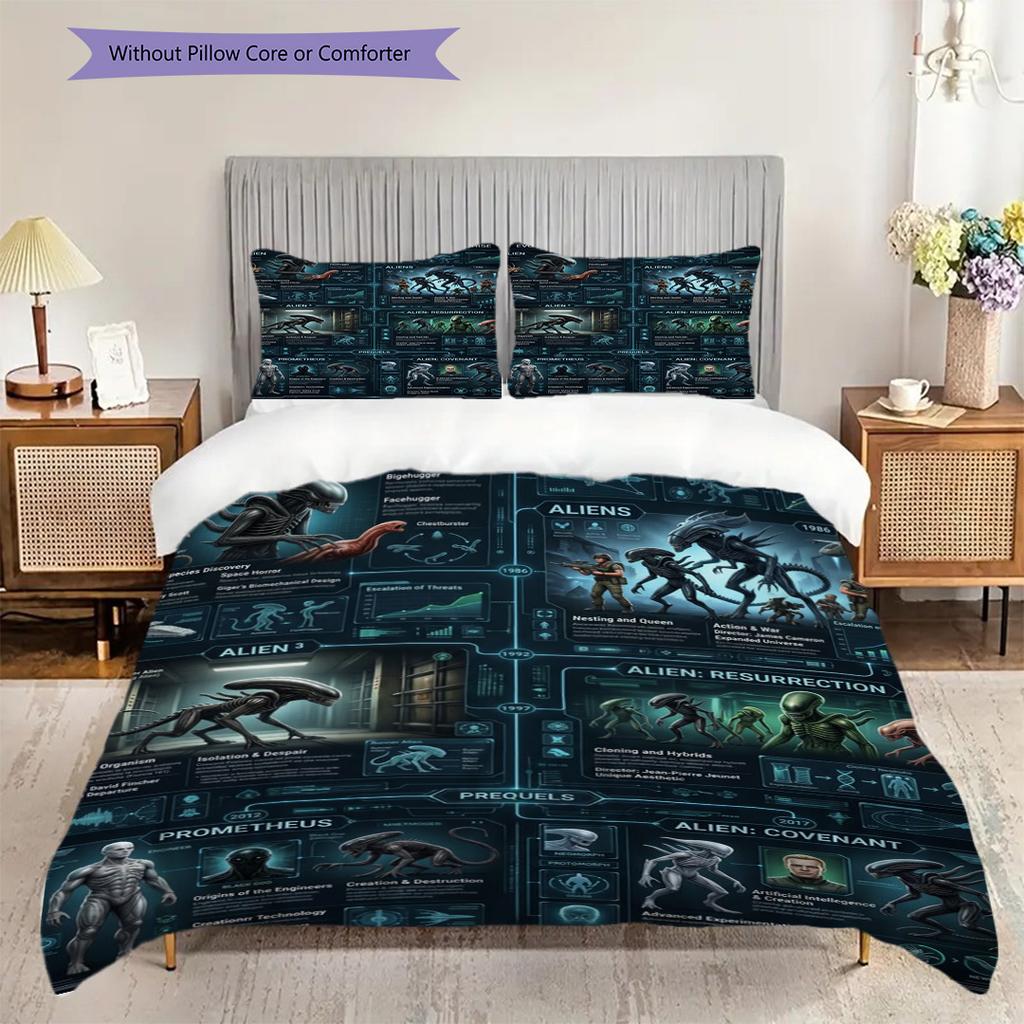 Fugitive Predator Statue Prime Studio Bedding 1 Duvet Cover 2 Pillowcase Without Core Duvet Cover And Pillowcase Christmas Birthday Gift