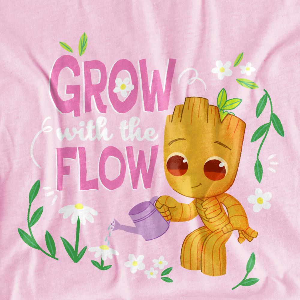 Guardians Of The Galaxy Kinder/Kinder Grow With The Flow Groot Blumen T-Shirt