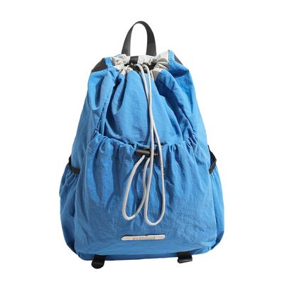 Leichter Kordelzug-Rucksack für Reisen im Freien, Unisex, Große Kapazität, Nylon-Rucksack