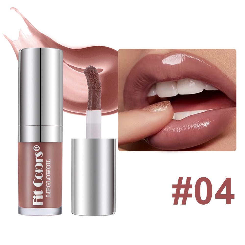 Moisturizing Mirror Effect Lip Glaze, Available In 6 Colors, Refreshing Non-Greasy Formula, Glossy Shine and Long-Lasting Wear Liquid Lipstick Makeup