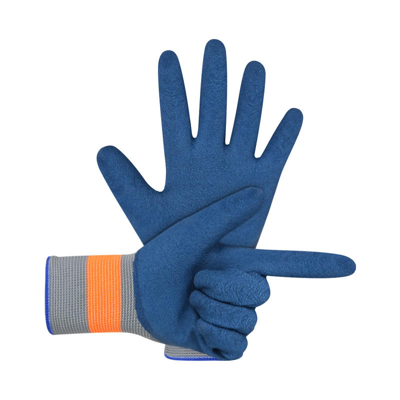 Heavy Duty Safety Work Gloves Palm Coated Knit Fabric for Gardening Repair Anti Slip Durable Hand Protection Work Gloves