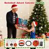 Basketball Advent Calendar Countdown Set – 24-day Sports-themed Gift Box For Teenagers With Mini Hoop Toys, Accessories Surprise