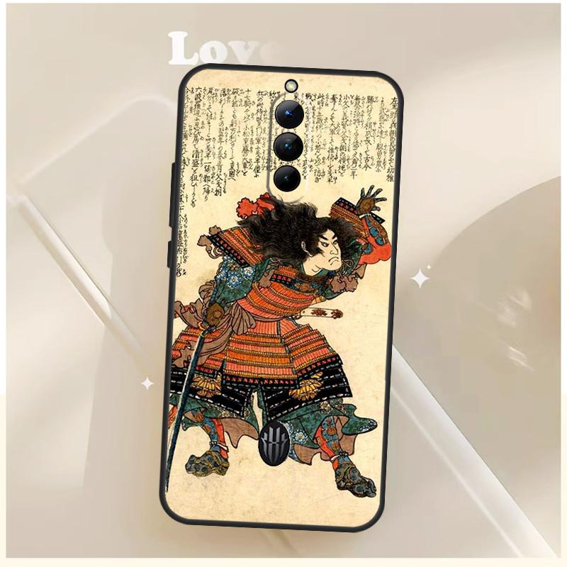 Anime Japanese Samurai Case For ZTE Nubia Red Magic 6 7 6S 7S 8S 9S 10S Pro For RedMagic 10 8 9 11 Pro Plus Cover