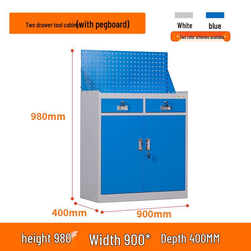 Heavy Duty Double Door Tool Storage Cabinet for Auto Repair Shop
