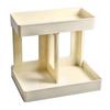 Double Layers Desktop Storage Rack Modern   Makeup Shelf   for Vanity Bathroom