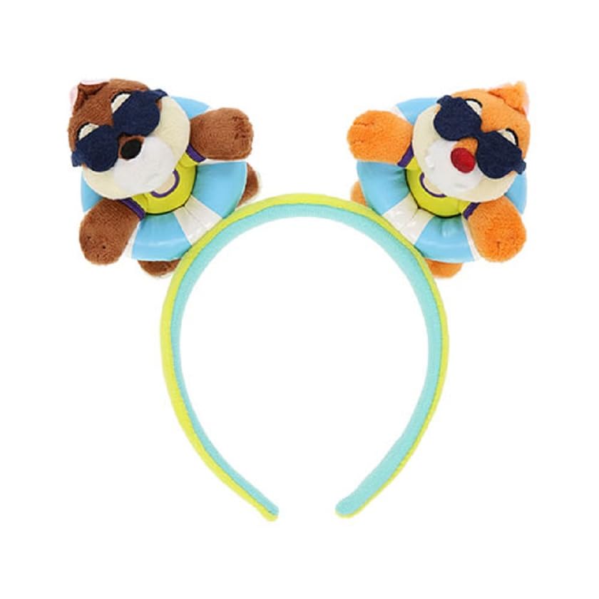 

Chip Dale Headband 2024 Summer Feel Float Sunglasses Disney Resort & SuiSui Summer Tokyo Exclusive светло-синий