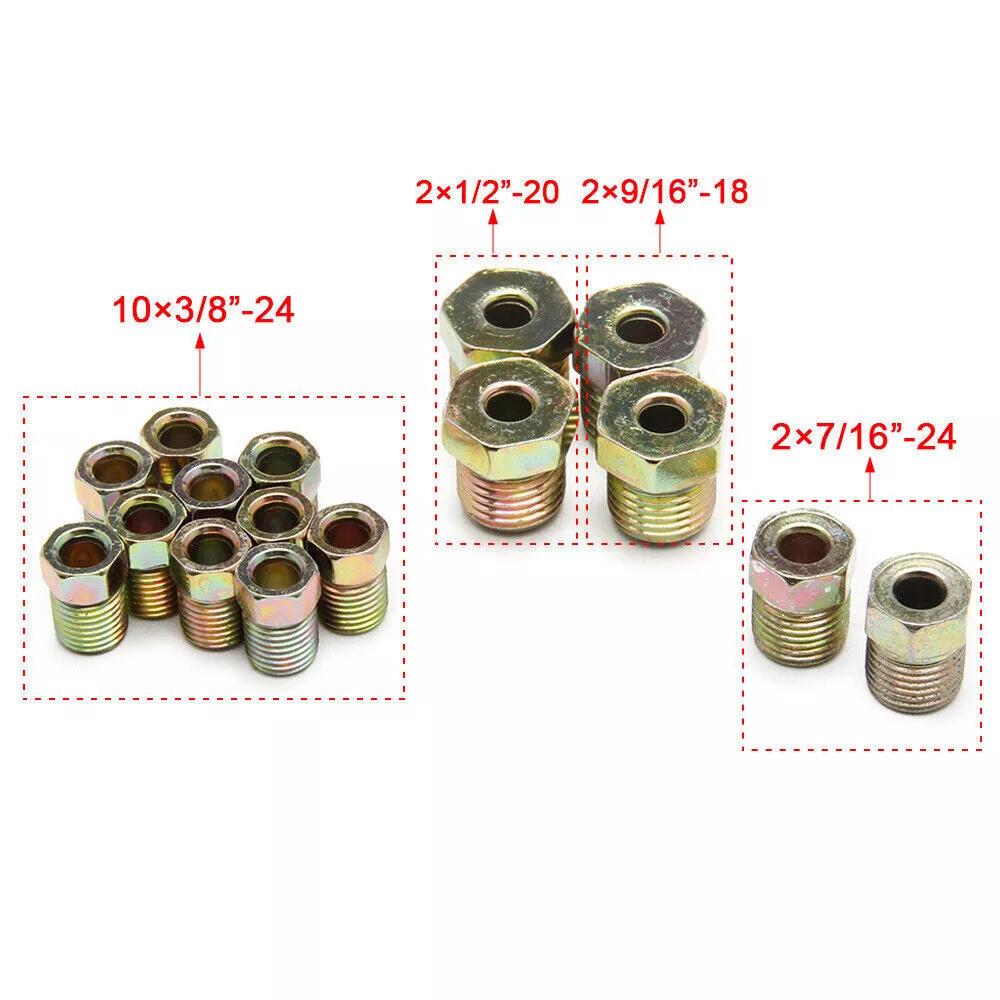 25ft 7.62m Car Roll Tube Coil of 3/16" OD Copper Brake Pipe Hose Line Piping Tube Tubing Rust-proof With 16PCS Tube Nuts