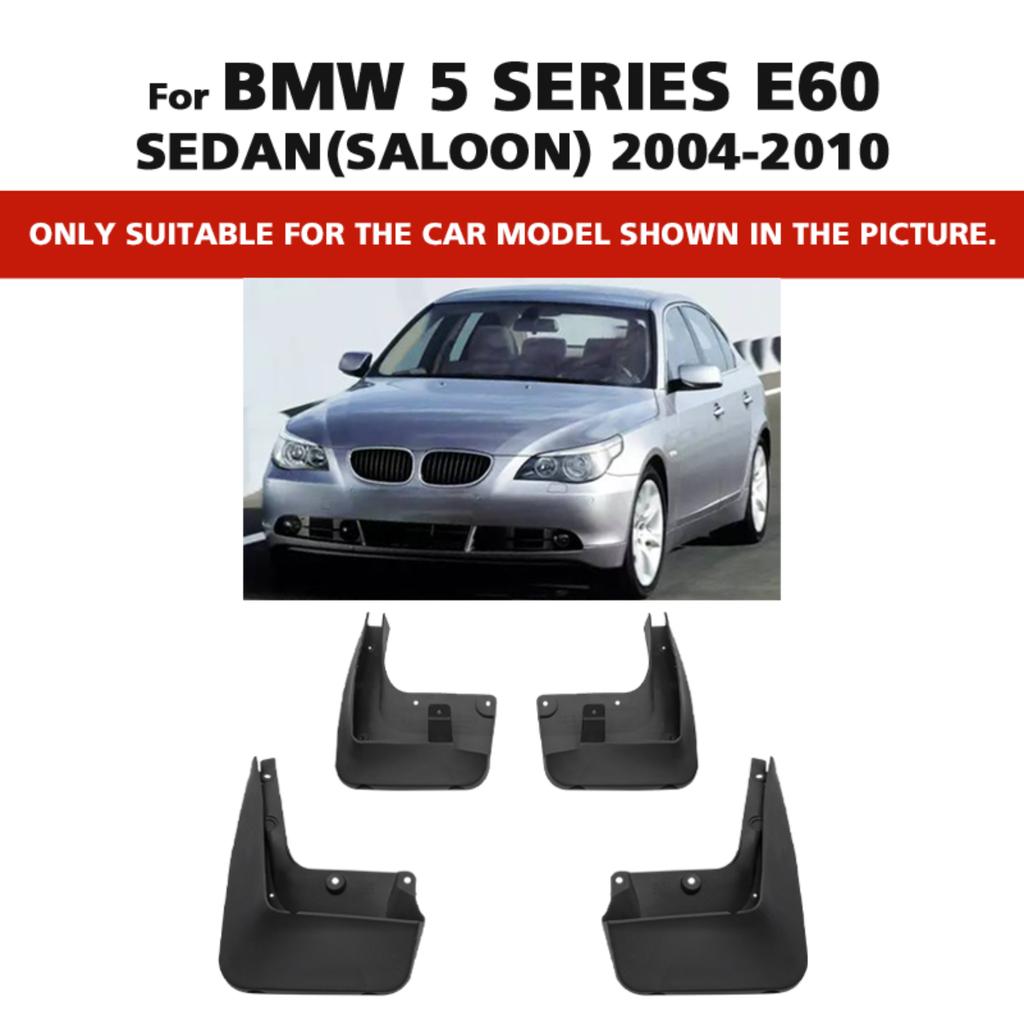 4PCS Splash Guards Mudguards Compatible with BMW 5 SERIES E60 4-Door Sedan 2004 2005 2006 2007 2008 2009 2010